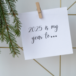 2025 goal note