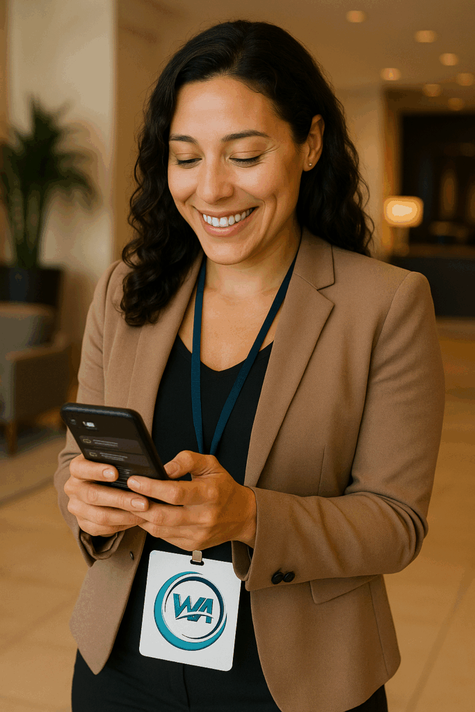 Women In Automotive conference attendee