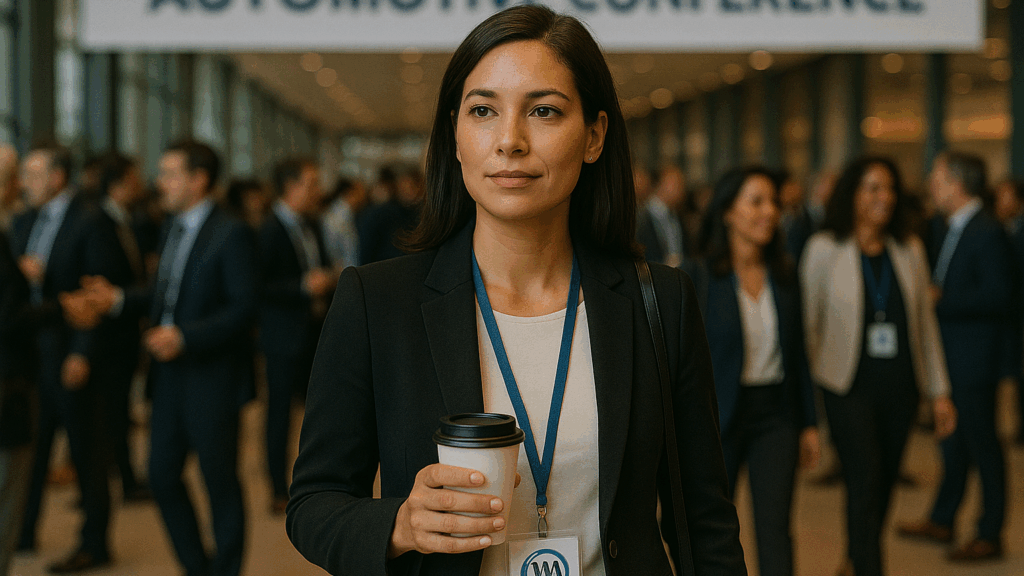 Women In Automotive conference attendee