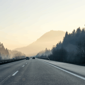 Open road at sunrise symbolizing mentorship journey and leadership growth in Women In Automotive.